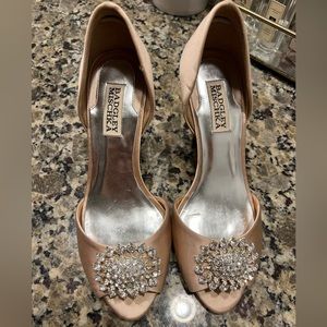 Badgley Mischka jewel heels - Blush, 7.5M